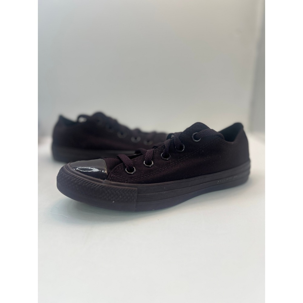 SYZTSHO All Star Low Top Sneakers Women Sz 7 Glosy Black New With Box